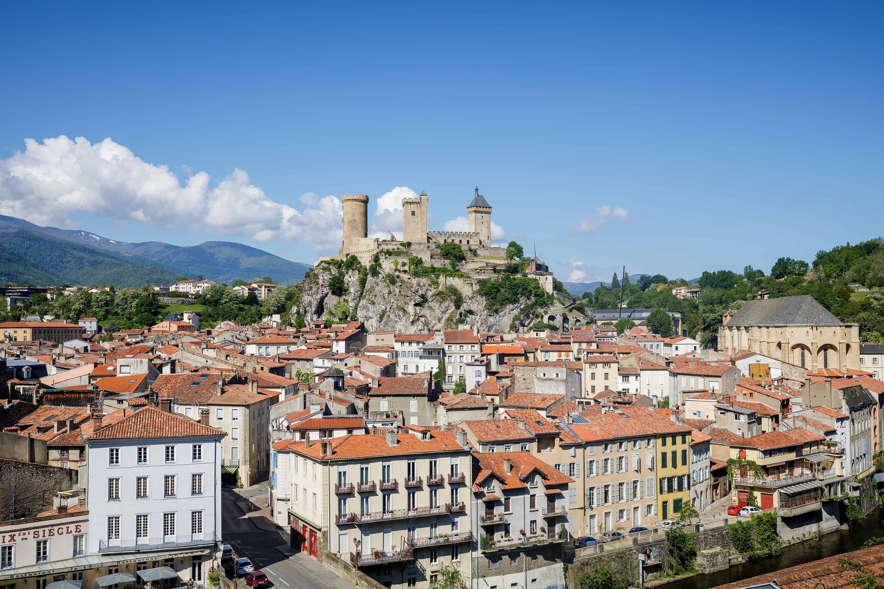 Foix vu sur le chateau