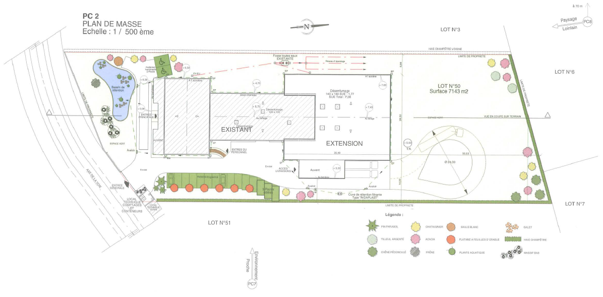 Plan du bâtiment